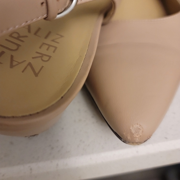 Naturalizer Banks Pointed Slinback Shoe, Nude - Picture 6 of 6